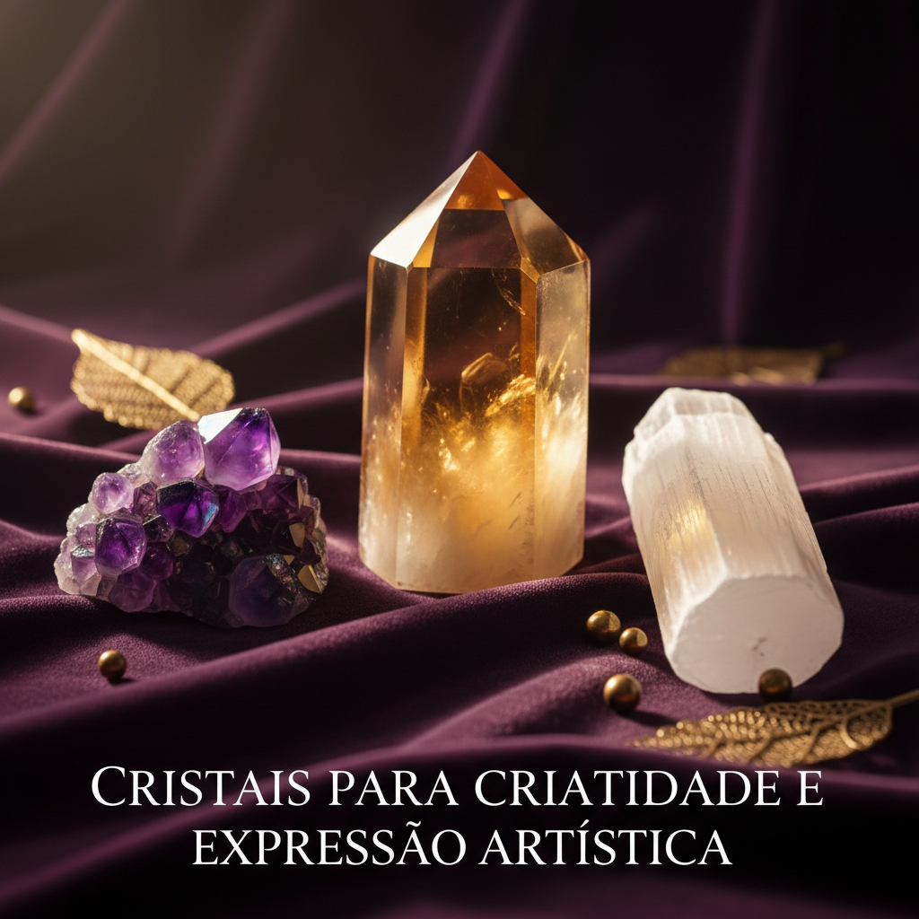 A Inspiração Brilha: Cristais para Despertar a Criatividade